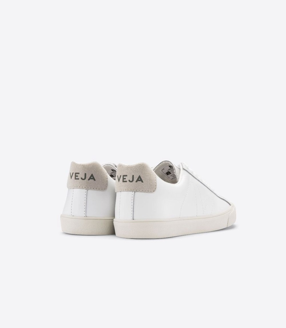 Tenis Veja Mujer - Esplar Cuero - Blancos - 618FNLZDO